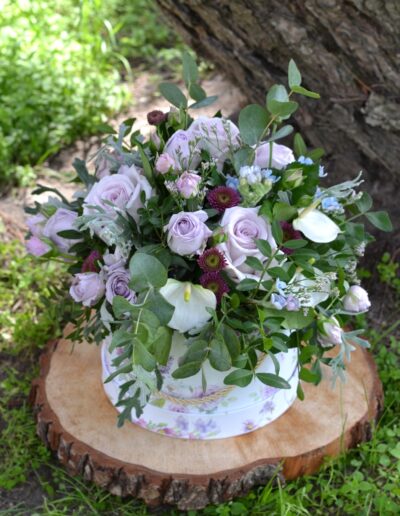 Realizacja Flower box - Kwiaciarnia Atena w Luboniu, Traugutta 24A, bukiety, kompozycje i dekoracje ze świeżych kwiatów