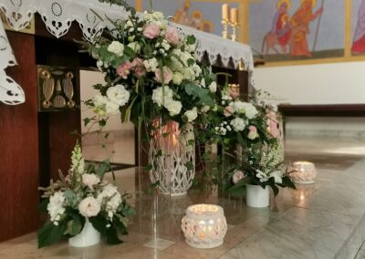 Realizacja ślub - Kwiaciarnia Atena w Luboniu, Traugutta 24A, bukiety, kompozycje i dekoracja ślubne